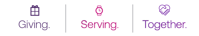 Giving.Serving.Together.